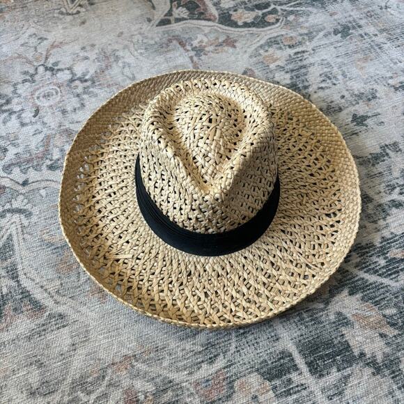 no brand Accessories - Panama Hat Wide Brim Curved Vacation Boho Unisex